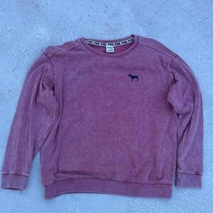 PINK Victoria's Secret Women’s Crewneck Sweater - Faded Pink